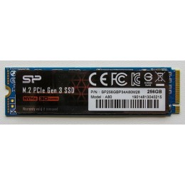 Твердотельный диск 250GB Silicon Power UD80, M.2 2280, PCI-E 3x4, [R/W - 3400/3000 MB/s]